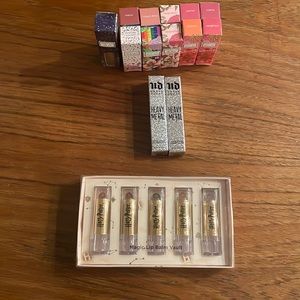 Harry Potter lip balm, urban decay heavy metal eyeliner, and winky Lux bundle